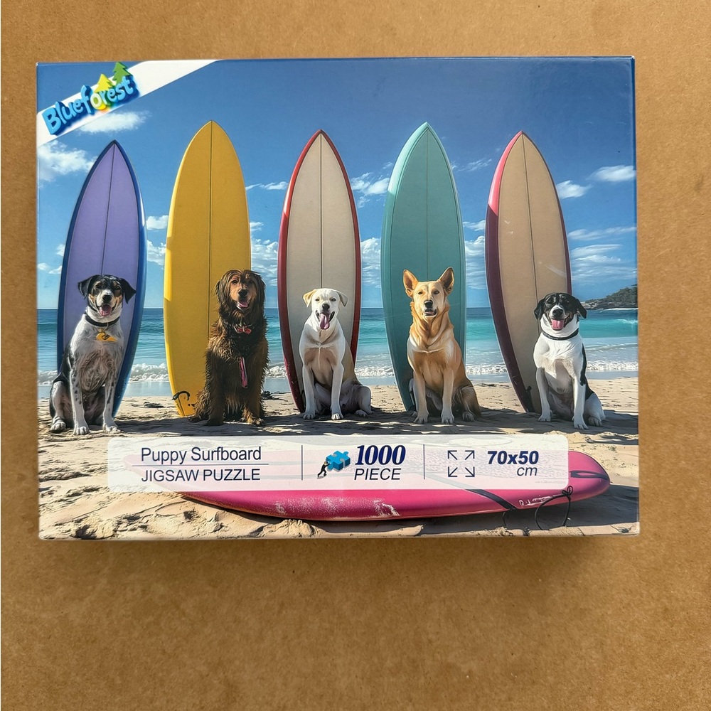 Canine Beach Adventure Puzzle - 1000 Piece